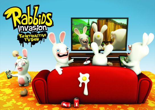 瘋狂兔子全面侵略 TV 互動遊戲 1